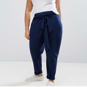 ASOS Curve Pants in Navy
